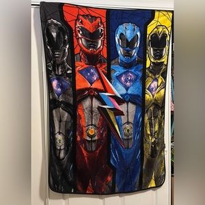 Sabans Power Rangers Movie Blanket/Throw